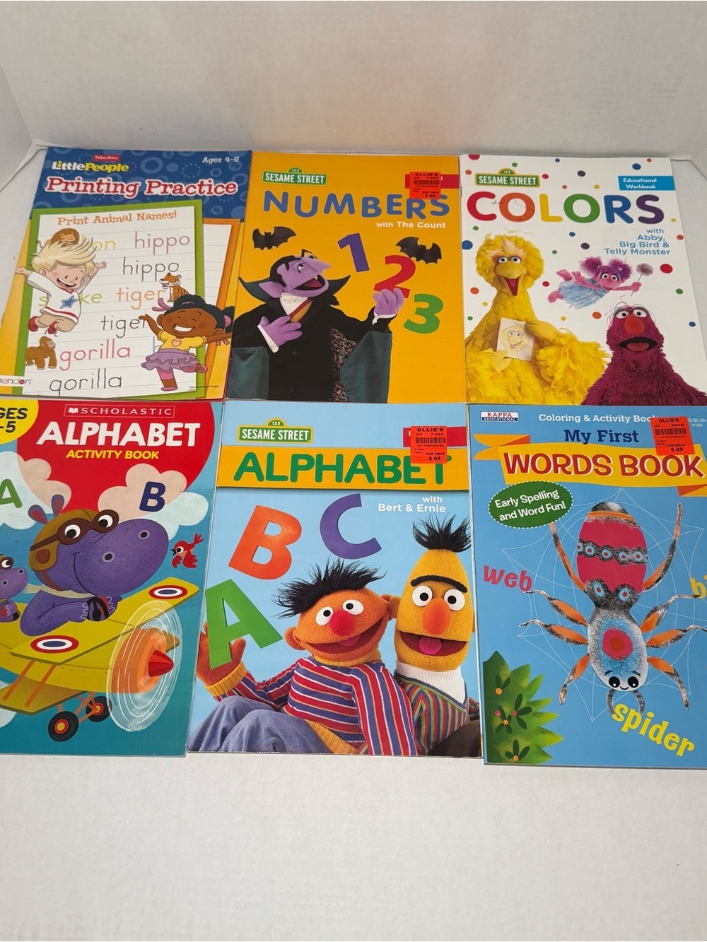 Lot of 6 Preschool Pre K Educational Workbooks Brand New